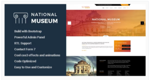 Museum - Responsive WordPress Theme