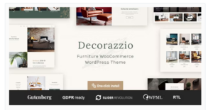 Decorazzio - Interior Design and Furniture Store WordPress Theme