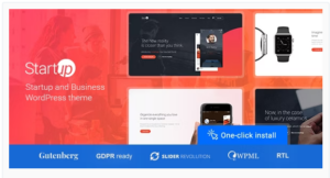 Startup Company - WordPress Theme for Business & Technology