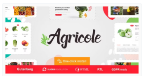 Agricole - Organic Food & Agriculture WordPress Theme