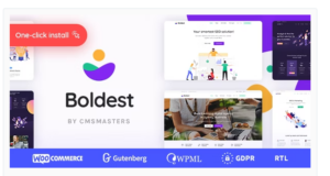 Boldest - Consulting and Marketing Agency WordPress Theme