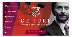 De Jure - Attorney and Lawyer WP Theme