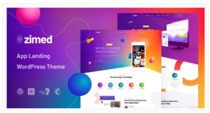 Zimed - App Landing WordPress Theme