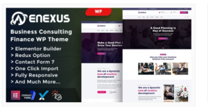 Enexus - Consulting Business Elementor WordPress Theme