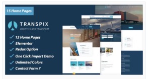 Transpix - Logistics Warehouse WordPress Theme