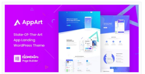 AppArt - Creative WordPress Theme For Apps Saas