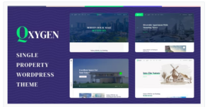 Qxygen - Single Property WordPress Theme