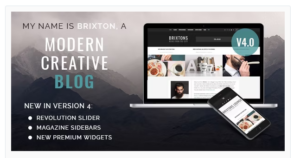 Brixton - A Responsive WordPress Blog Theme