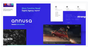 Annusa | Modern Digital Bakery WordPress Theme