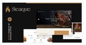 Steaque | Restaurant and Cocktail Bar WordPress Theme