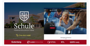 Schule - School & Education WordPress Theme with LMS