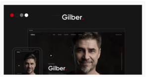 Gilber - Personal CV/Resume WordPress Theme