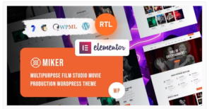 Miker - Movie and Film Studio WordPress Theme