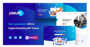 Onum - SEO & Marketing Elementor WordPress Theme