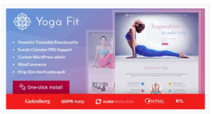 Yoga Fit - Sports & Fitness WordPress Theme
