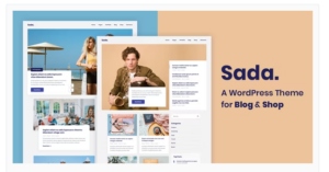 Sada - A WordPress Theme For Blog & Shop