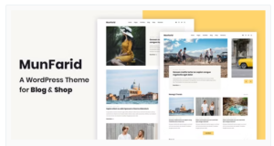 Munfarid - A WordPress Theme For Blog & Shop