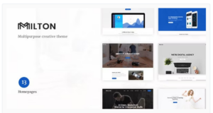 Milton | Multipurpose Creative WordPress Theme