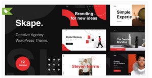 Skape - Creative & Modern Agency WordPress Theme