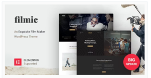 Filmic - Movie Studio & Film Maker WordPress Theme