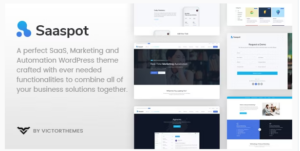 SaaSpot - SaaS Marketing Automation WordPress Theme