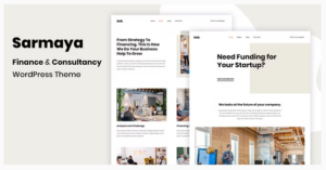 Sarmaya – Finance & Consultancy WordPress Theme