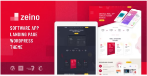 Zeino - App Landing WordPress Theme