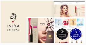 Iniya - Beauty Store, Cosmetic Theme