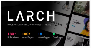 Larch - Responsive Minimal Multipurpose WordPress Theme