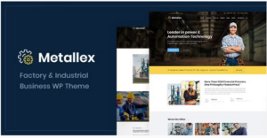 Metallex - Industrial And Engineering WordPress Theme