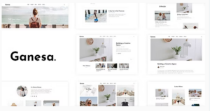 Ganesa - Minimal WordPress Personal Blog Theme