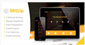 MitUp - Event & Conference WordPress Theme