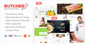 Butcher - Meat Shop WooCommerce WordPress Theme