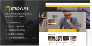 Studylms - Education LMS & Courses WordPress Theme
