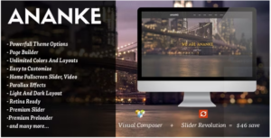 Ananke - One Page Parallax WordPress Theme
