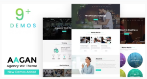 Aagan - Agency Startup WordPress Theme