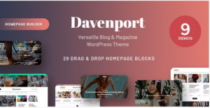 Davenport - Versatile Blog and Magazine WordPress Theme