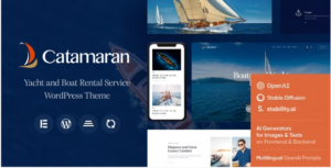 Catamaran - Yacht Club & Boat Rental WordPress theme