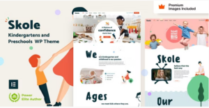 Skole - Children Kindergarten WordPress Theme