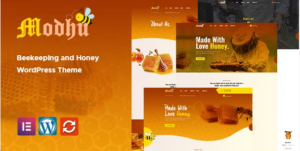 Modhu - Beekeeping and Honey WordPress Theme