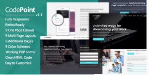 CodePoint - Multi-Purpose Landing Page WordPress Theme