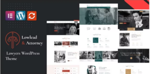 Lowlead - Attorney & Lawyers WordPress Theme