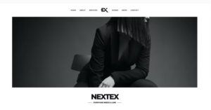 Nextex - One Page Photography WordPress Theme