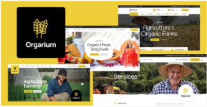 Orgarium - Agriculture & Organic Farm WordPress Theme