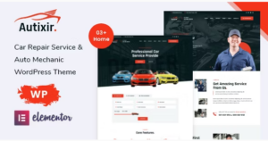 Autixir - Car Repair Service & Auto Mechanic WordPress Theme
