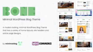 Bone - Minimal & Clean WordPress Blog Theme