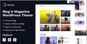 Newsify - Modern Magazine WordPress Theme