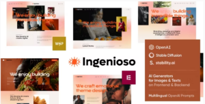 Ingenioso - Creative WordPress Theme