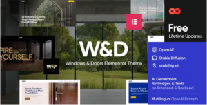 W&D - Windows & Doors Company WordPress Theme 1.8