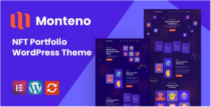 Monteno - NFT Portfolio WordPress Theme